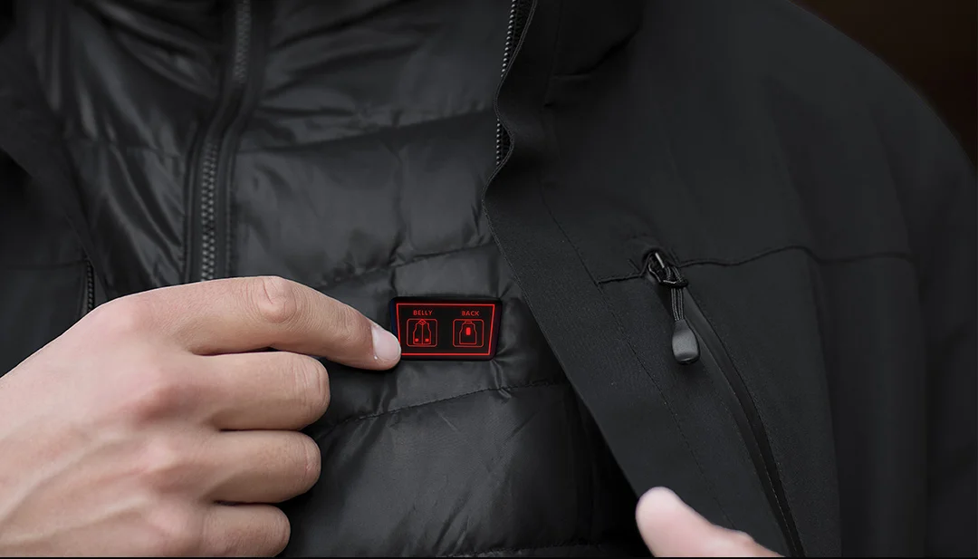 Xiaomi Youpin Cottonsmith мульти-зона нагрева три в одном смарт-пуховик может решить 120 градусов ниже нуля