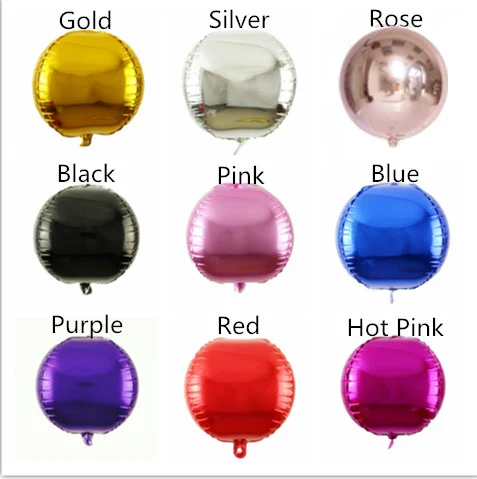 1 шт. круглые алюминиевые шары в форме сферы 22/32 дюйма | Дом и сад