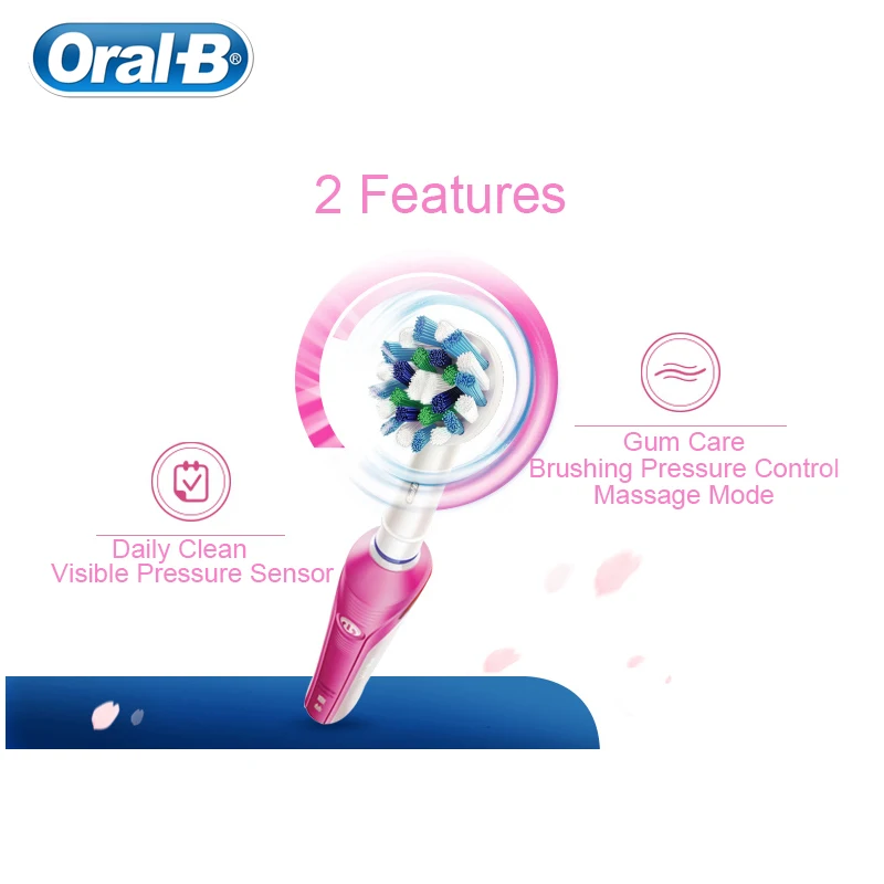 Oral B Pro2000 электрическая зубная щетка с звуковым вращением датчик давления 3d 2