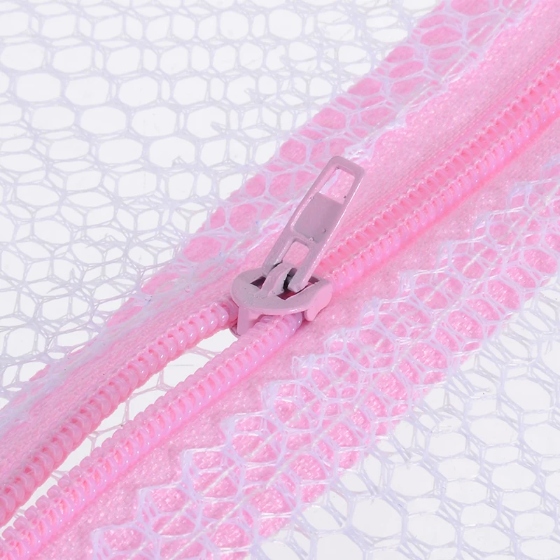 Комплект из 3 предметов белого цвета на молнии косметички прачечная сетка