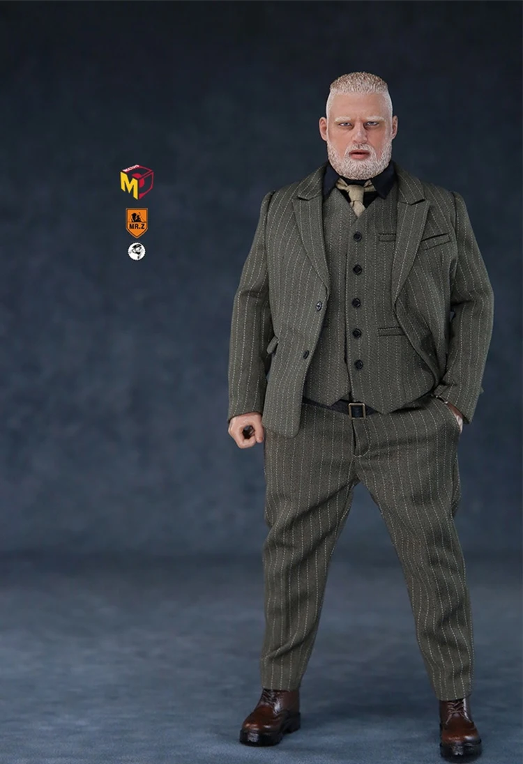 

MCC019 1/6 Full Set Mr.Z Mini Closet Daxie Suit version Head Body Clothes Shoes Black/Grey Color Action Figure Doll Best Price