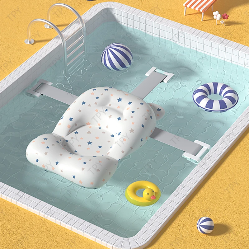 

Foldable Baby Bathtub Infants Bathtub Children Baby Bath Tub for Toddler Kids Infant Basin Safe Non-Slip Portable Bathtub