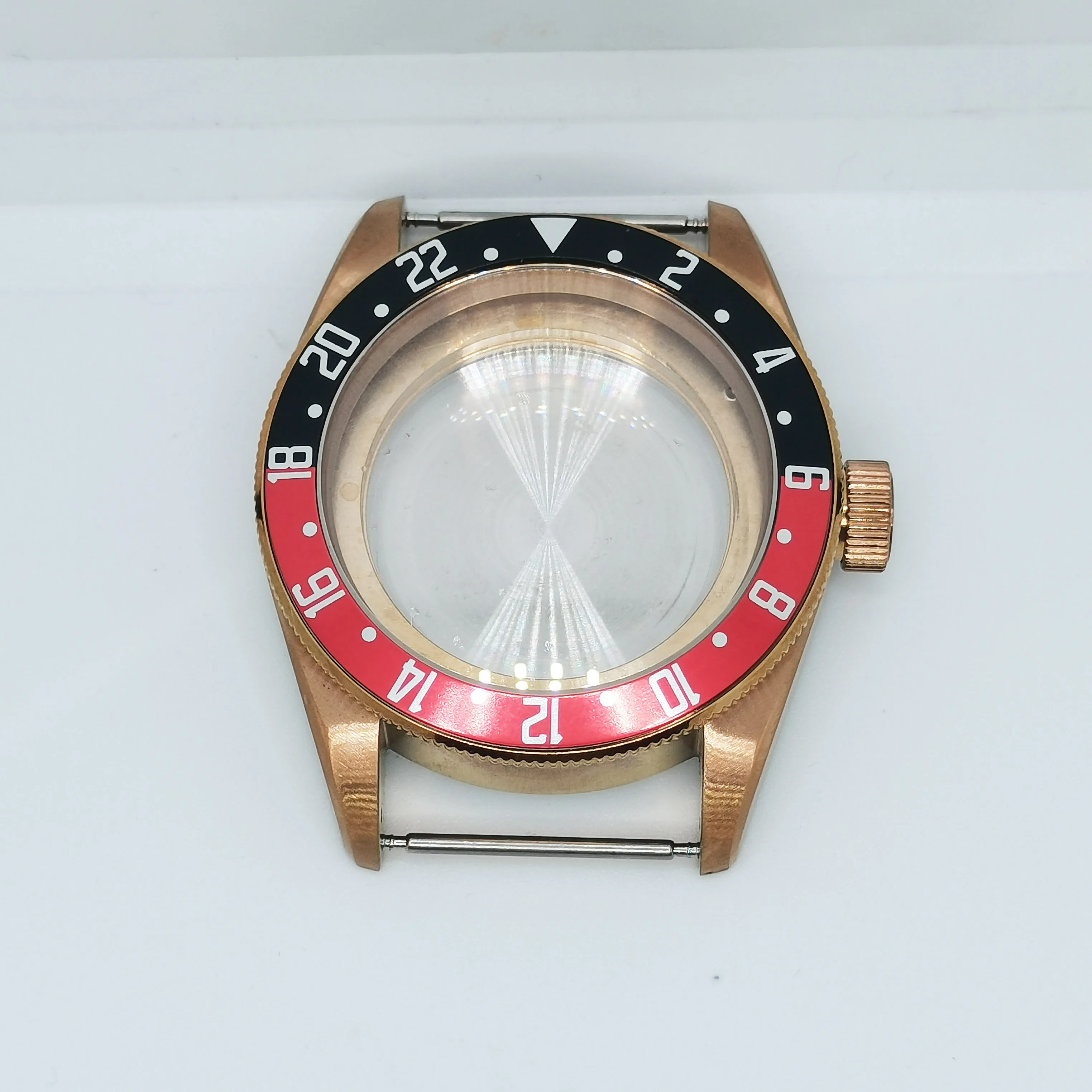 

41mm Sapphire Glass Aluminum Bezel Watch Parts Case Suitable Fit DG5833 Miyota 8215 Eta2836 Mingzhu 2813 Automatic Movement