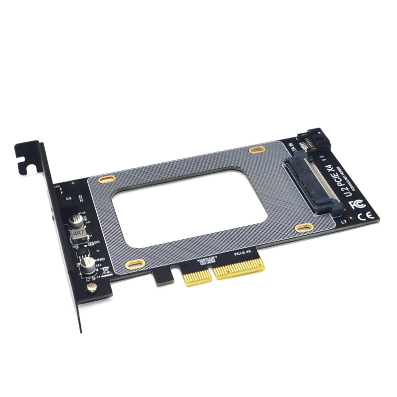 Адаптер PCIE Riser PCI Express 3 0 X4 к U.2 адаптер PCIe U2 SSD PCI-E Расширительная карта x4 2 5 &quotSATA