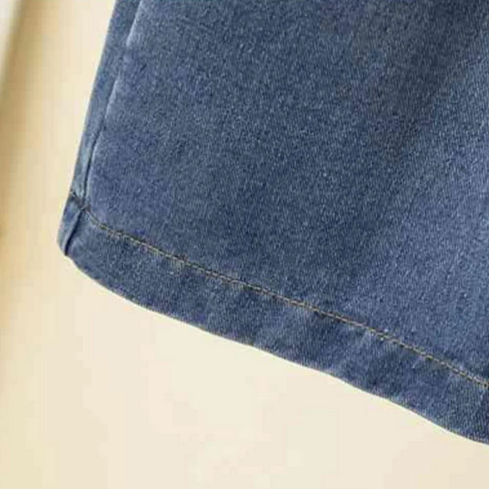 

TSACTE Women'S 2021 Summer Comfort New Casual Loose Loose Versatile Denim Skirt Elastic Waist A-Line Skirt Skirt