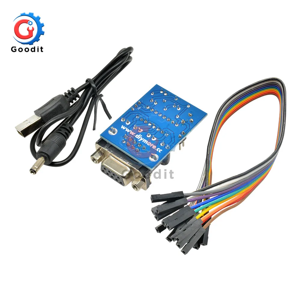 Модуль преобразователя RS232 в TTL COM DB9 серийная плата MAX232 MAX232CPE чип передачи ATMEGA16