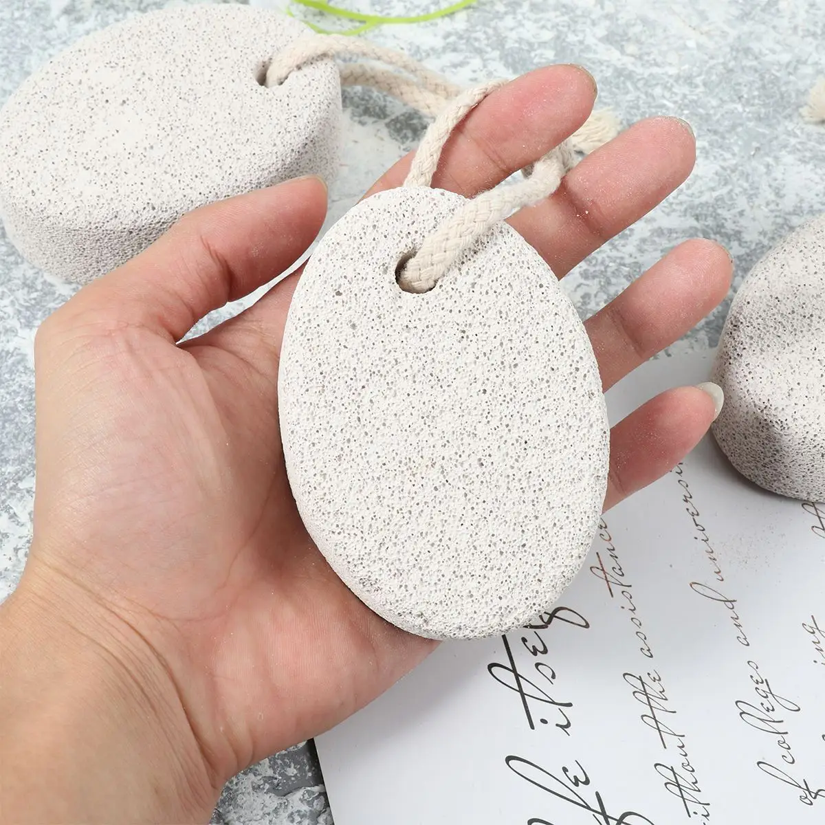 Каменные пилки для ног 3 шт. удаления мозолей Vesuvianite Pumice Stone омертвевшей кожи |