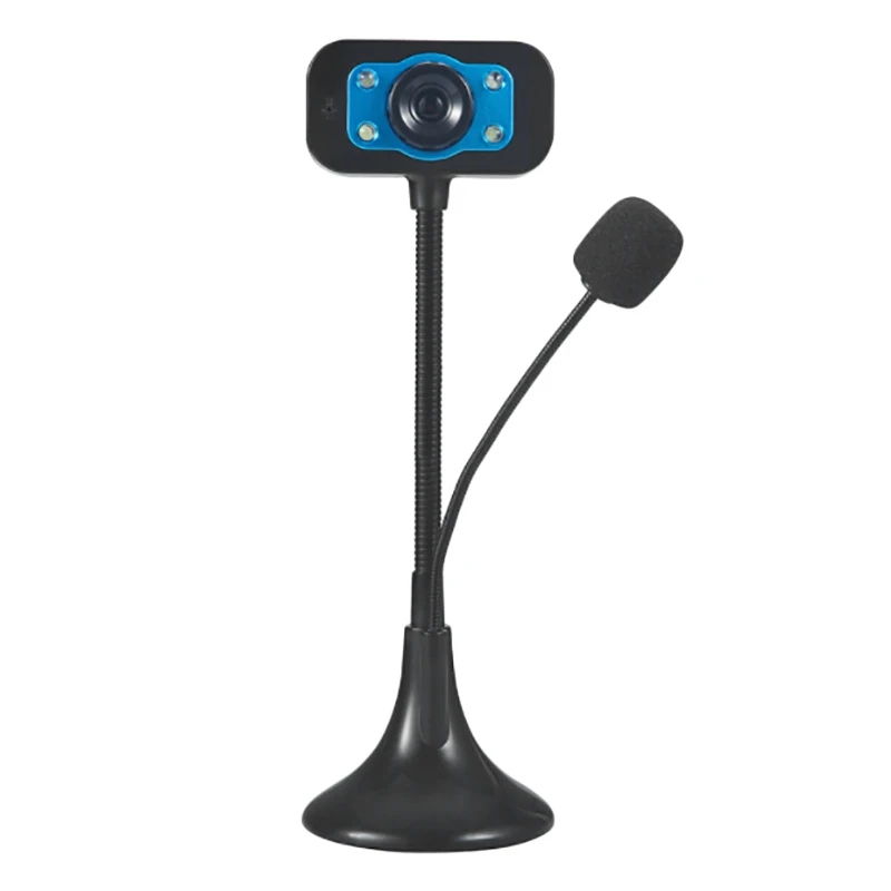 LED High-Definition Webcam Desktop or Notebook with Microphone Live Broadcast Home Video USB Drive-Free Camera | Компьютеры и офис