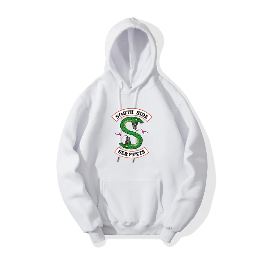 

2020 Spring Women Hoodies Riverdale SERPENTS Fashion Printed Hoodies Female Hooded Sweatshirts Hip Hop Streetwear Hooded Coats