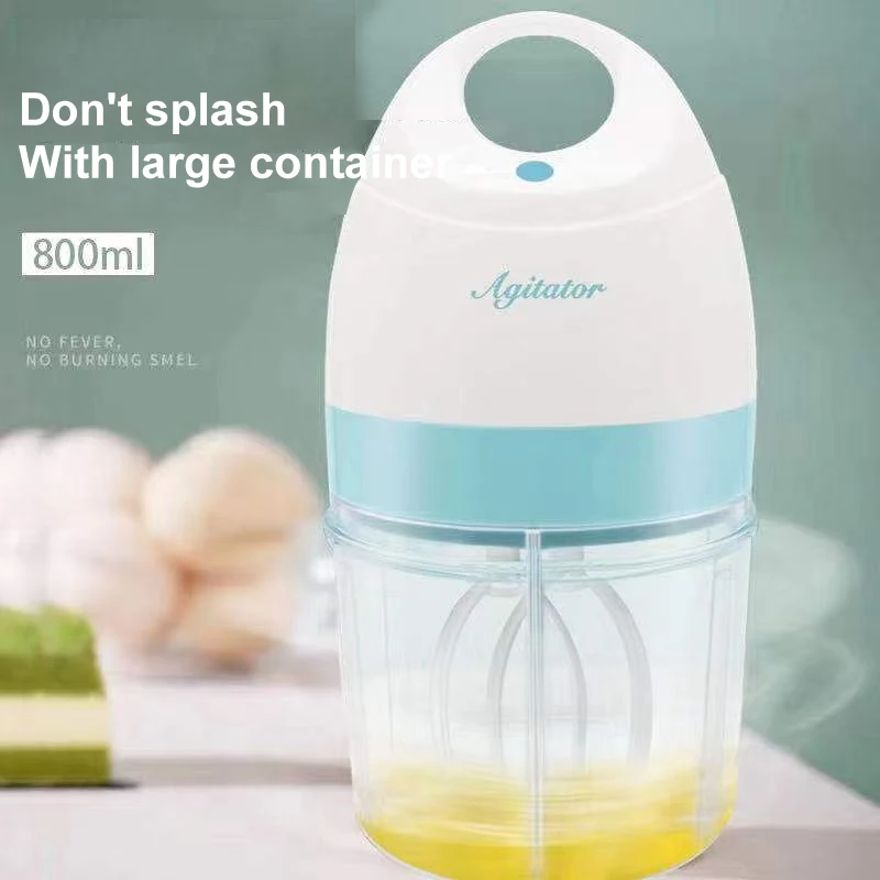 

Electric Whisk Household Kitchen Baking Automatic Whip Whisk Cream Cake Mixer Egg Beater No Noise Portable Home Cooking Tool