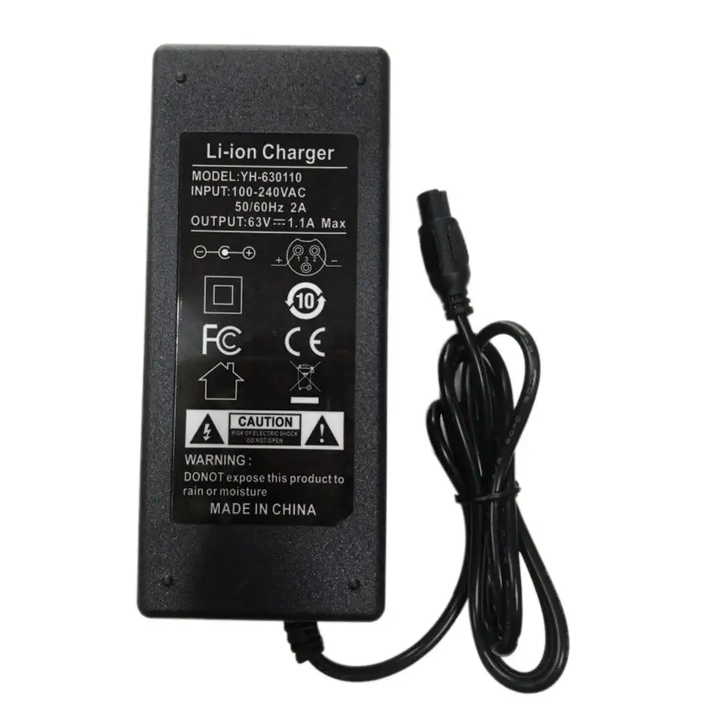 63 в EU US Plug адаптер питания зарядное устройство для двухколесного