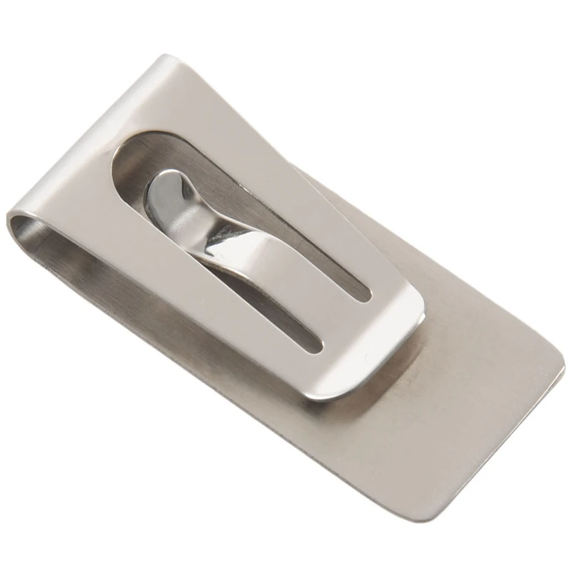 Карманные деньги из нержавеющей стали зажим Кредитная карта бумажник держатель