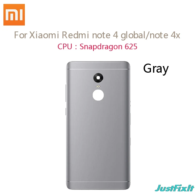 Для XIAOMI Redmi Note 4X задняя крышка для аккумулятора чехол кнопка включения Громкости