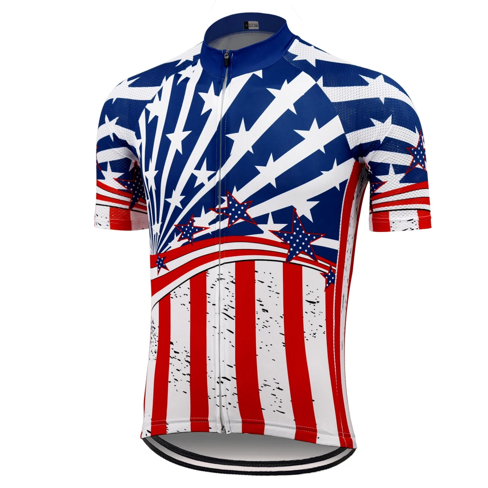 Соединенные Штаты Велоспорт Джерси ropa ciclismo для мужчин короткий рукав mtb Одежда