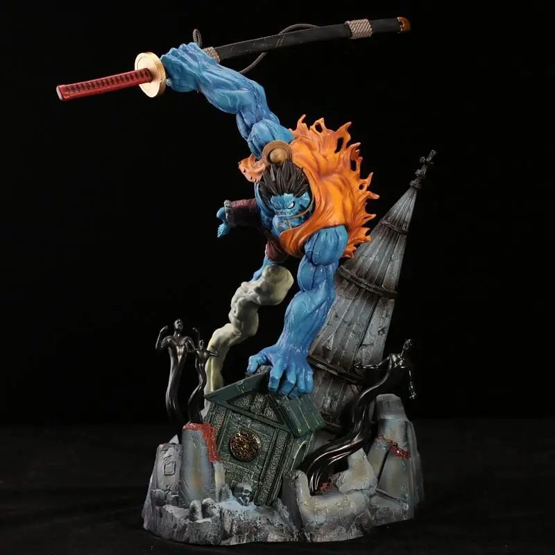 

One Piece Monkey D Luffy 4th gear hand-made Action Figures large statue model toy ornaments living room decoration figurine