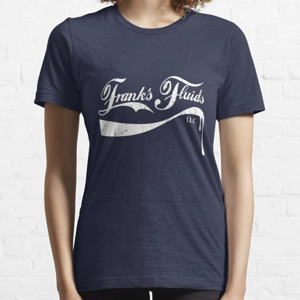 Фрэнкская жидкость новая трендовая футболка женская летняя Высококачественная