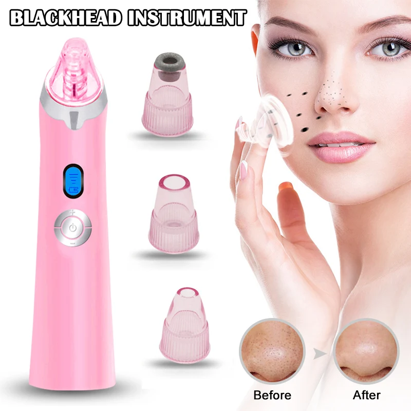 Лучший пылесос для удаления угрей Электрический Очиститель пор на лице USB