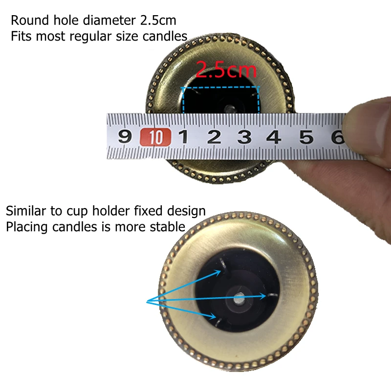 Европейский металлический фотоподсвечник винтажная имитация бронзы свадебное