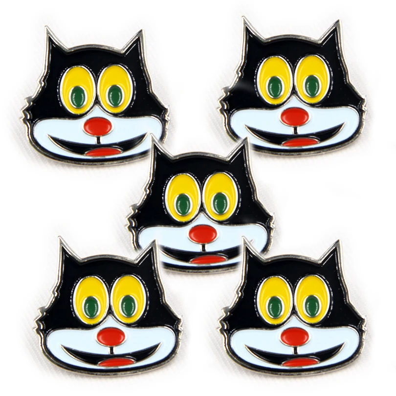 5 шт. значок на булавке в виде кошки|Броши| |