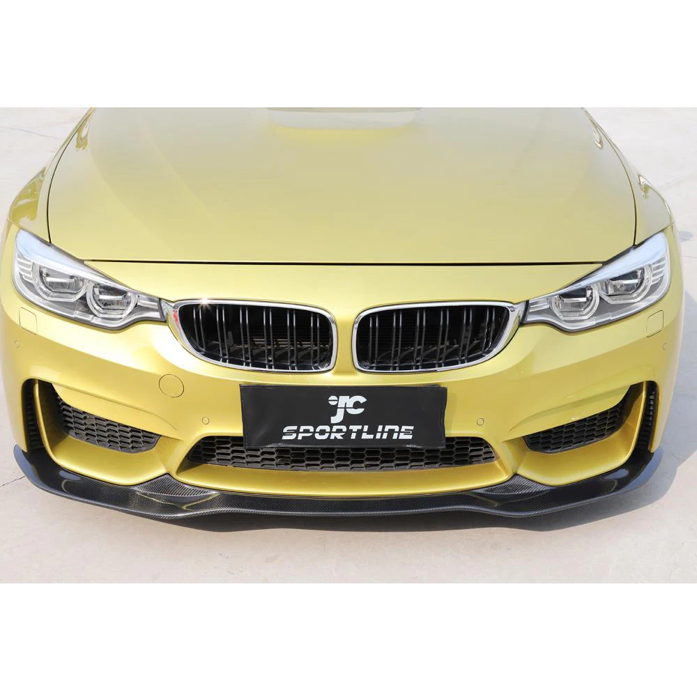 Передний бампер из углеродного волокна спойлер разветвители для BMW F80 M3 F82 F83 M4 2014 -