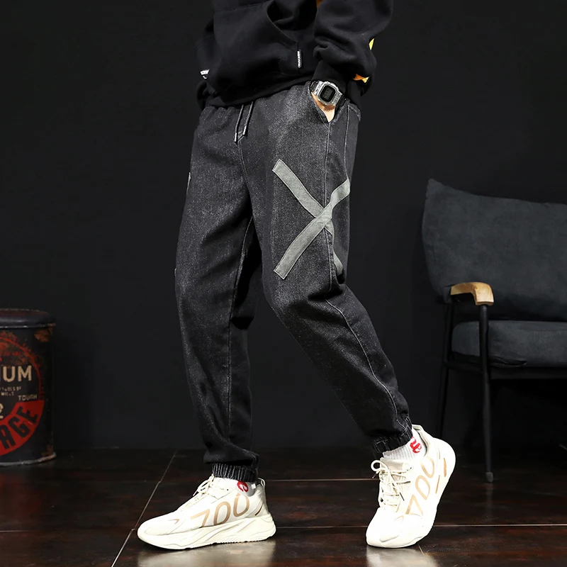 VOMINT хип-хоп брюки мужские свободные джоггеры с принтом уличная одежда шаровары