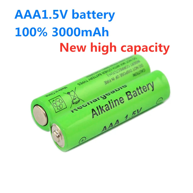 2 20PCS AA 1 5 V перезаряжаемого ni cd батареи ААА щелочные 3800 ма ч для фонарик игрушки
