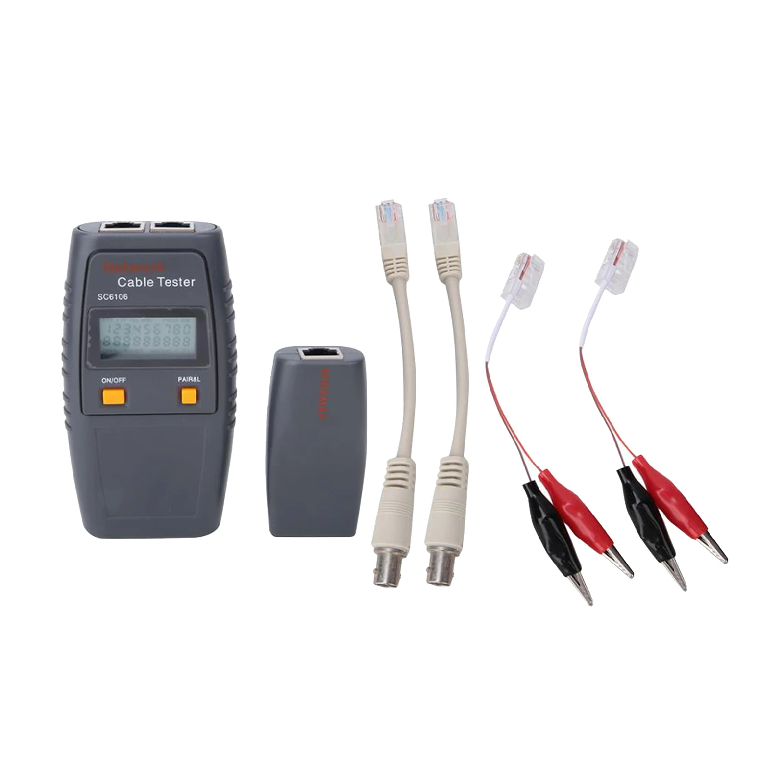 

Multifunction Network Cable Tester for RJ11 Ethernet BNC (-No Battery)