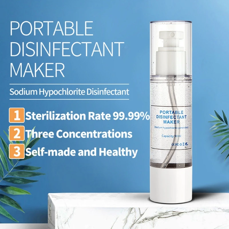 

Acid Water Making Machine Portable Disinfection Sterilization Water Bottle Generator Machine Disinfectant Making Machine