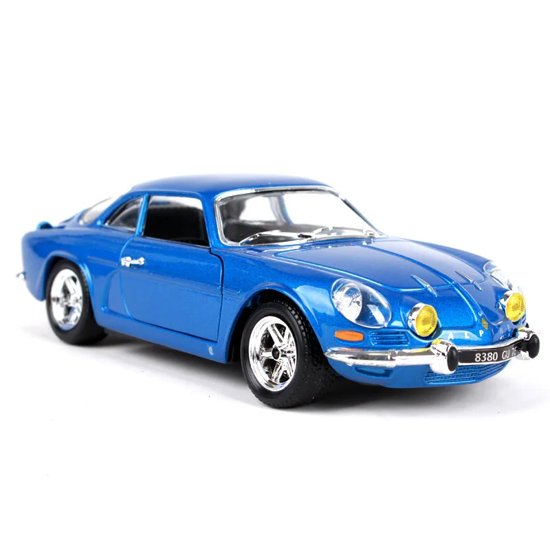 Bburago 1:24 1971 Renault Alpine моделирование брелок для автомобильных ключей модель ремесел