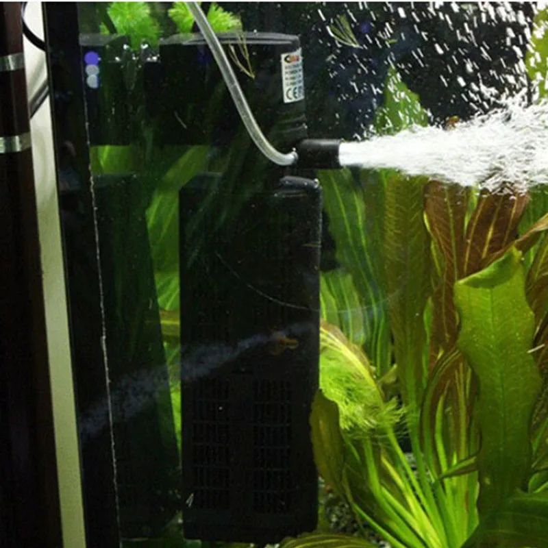 Насос для аквариума 240 в 12 Вт внутренний фильтр погружной насос с распылителем