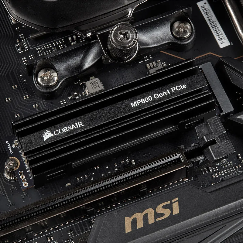 Твердотельный накопитель CORSAIR Force Series MP600 NVMe PCIe Gen 4 0 X4 M.2 1 ТБ 4950 МБ/с./с 2280|Внутренние