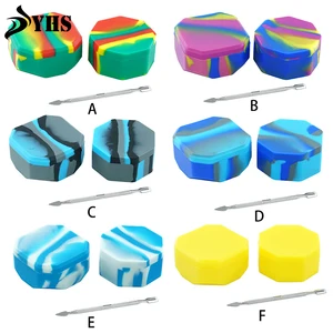 Один набор большой 129 мл + 97 мл силиконовый контейнер банка масло воск антипригарная силиконовая банка + контейнер держатель 1