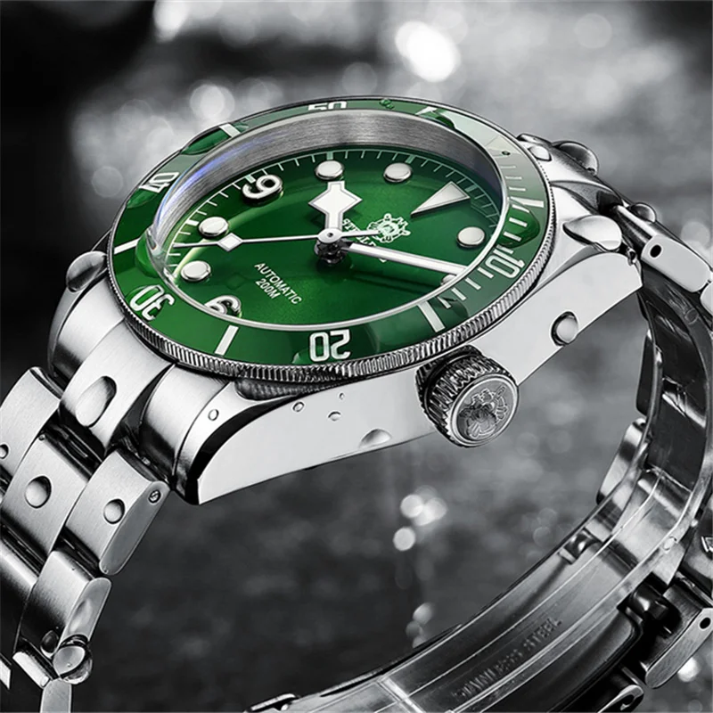 Мужские часы для дайвинга STEELDIVE 1958 автоматические с автоподзаводом сапфировые 316L