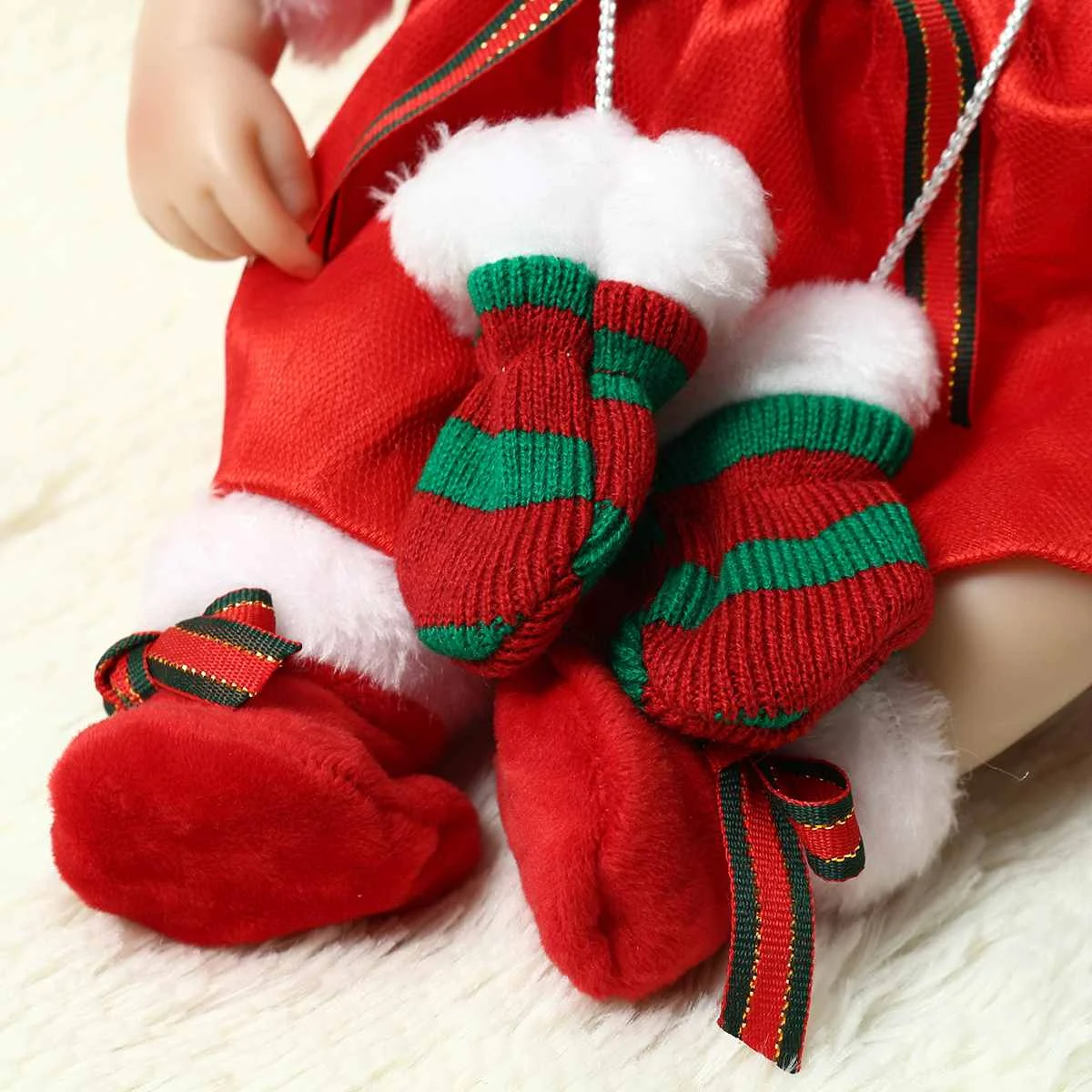 

Reborn Baby Girl Soft Small Dolls Full Body Silicone Realistic 42cm For Kids Birthday Gift Christmas Surprise