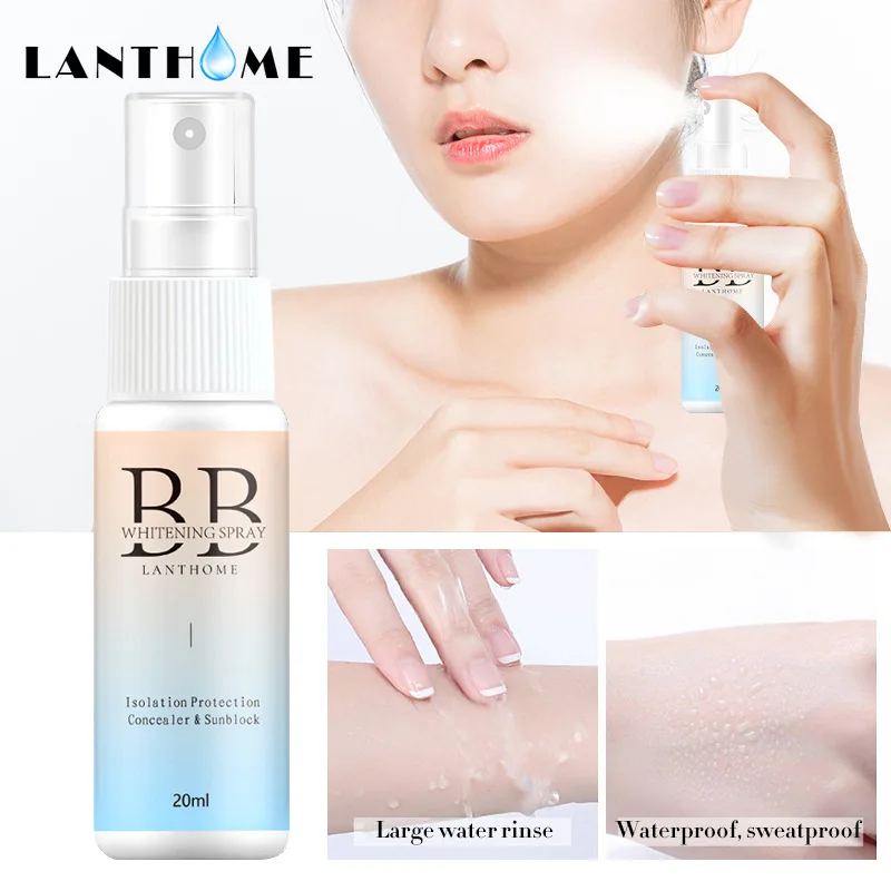

BB Spray Cream Body Face Skin Concealer Brighten Moisturizing Face Makeup Foundation 20ml BB Cream Face Base Cosmetic