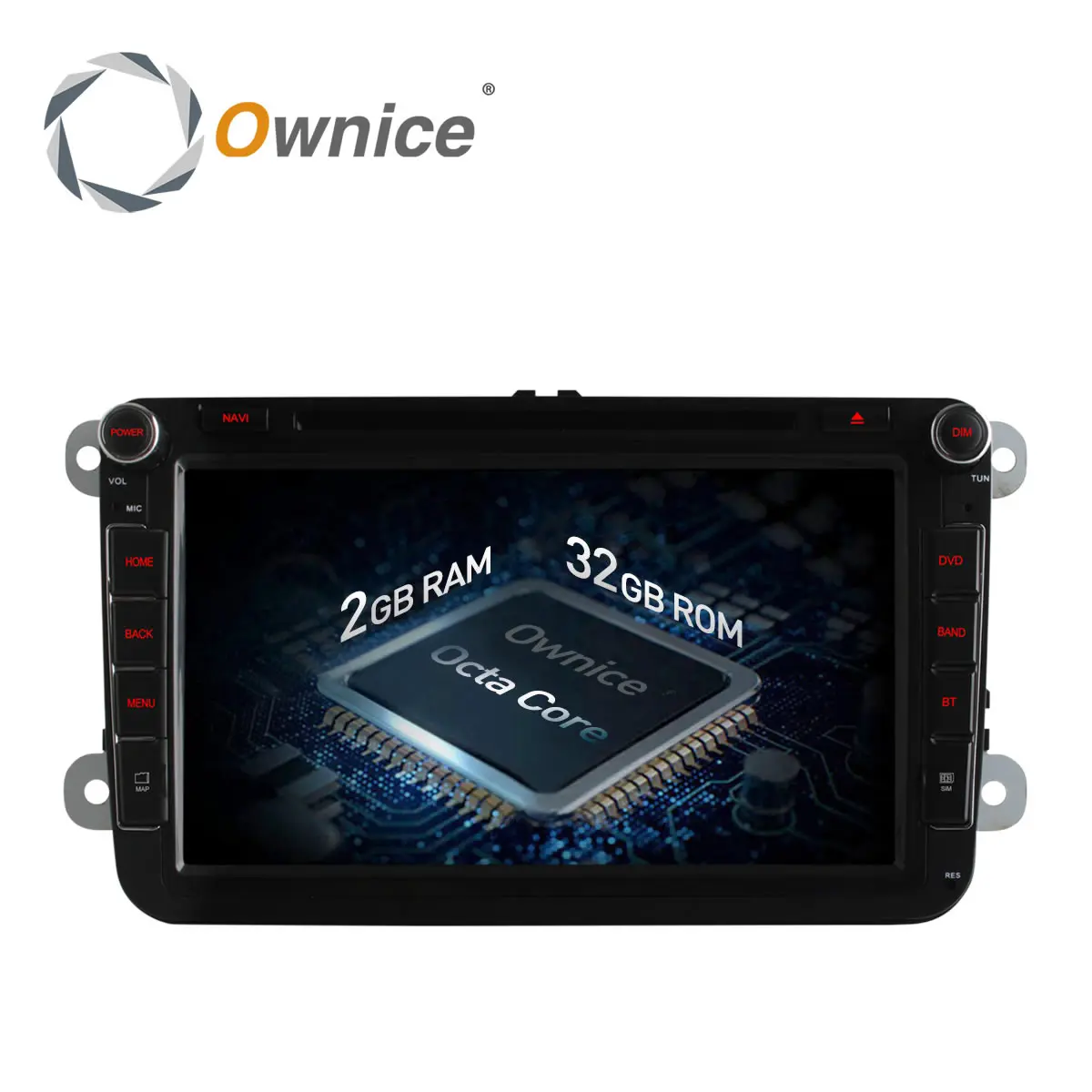 Ownice Android автомобильный DVD GPS Радио стерео плеер для Volkswagen VW golf 6 touran ПАССАТ шаран