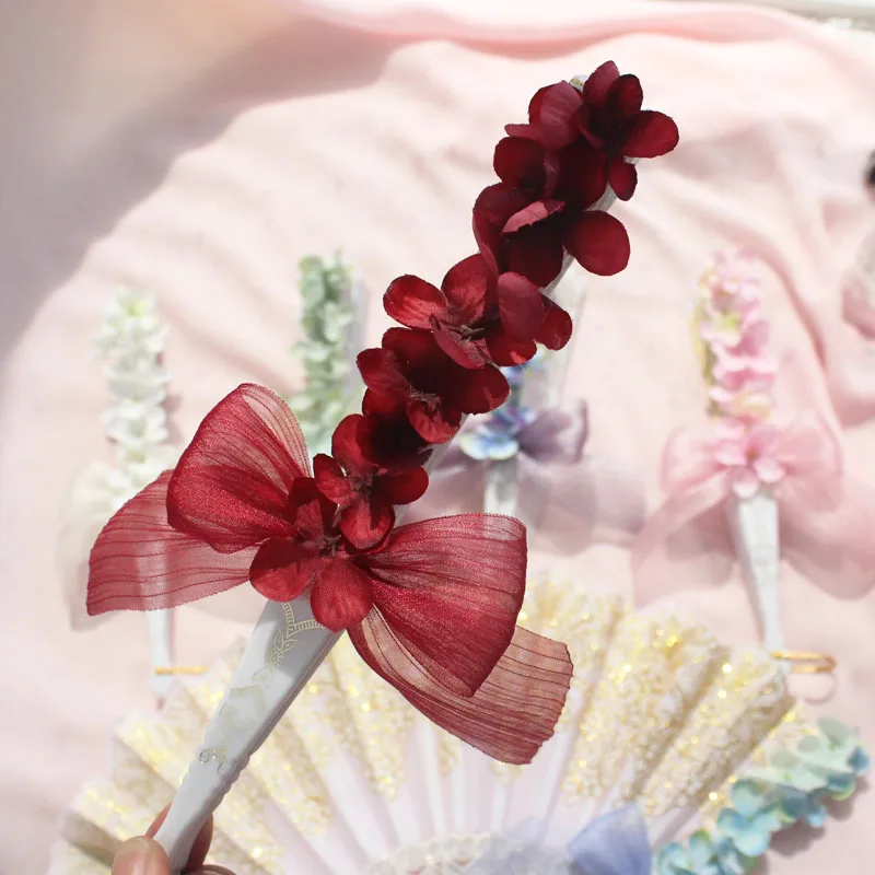 Оригинальный Роскошный позолоченный веер ручной работы в дворцовом стиле с