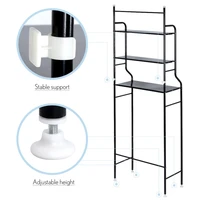 3-layer Stainless Steel Rack Bathroom Toilet Cabinet Space Saver Shelf Storage Organizer Holder Kitchen Washing Machine Rack HWC