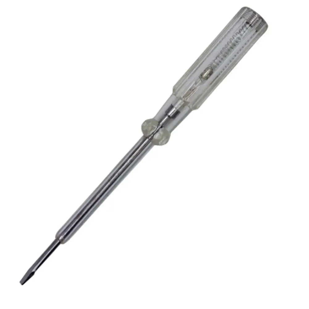 

100-500v Contact Type Test Pencil Screwdriver Multifunction Electrician Tool Transparent Handle Kt8002