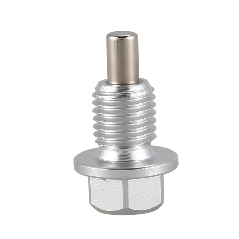 

M14x1.5 Magnetic Oil Pan Drain Bolt Plug For Honda/Acura/Mazda/Mitsubishi/Suzuki Silver