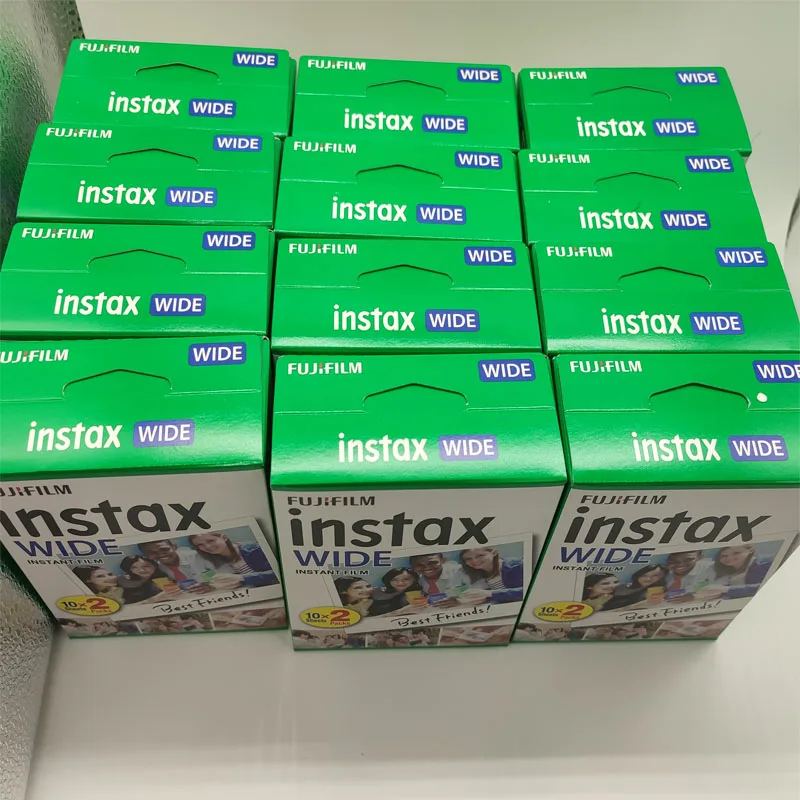 Оригинальный Fuji Instax Wide Фотобумага Polaroid 5 дюймов широкоформатный Wide300