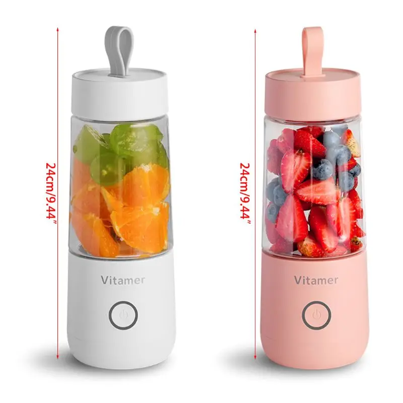 

Portable Personal Size Cordless Smoothie Mini Juicer Cup USB Fruit Juicer Mixer