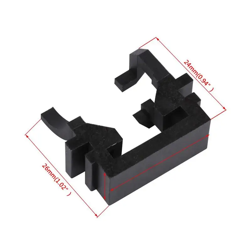 2 шт. черные пластиковые держатели для ламп H1 | Автомобили и мотоциклы