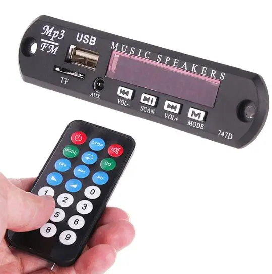 without Bluetooth Rovtop Bluetooth MP3 плеер декодер доска FM радио TF USB 3,5 мм AUX модуль приемник автомобильный комплект аудио для IPhone 8 XS Xiaomi - Цвет: without Bluetooth