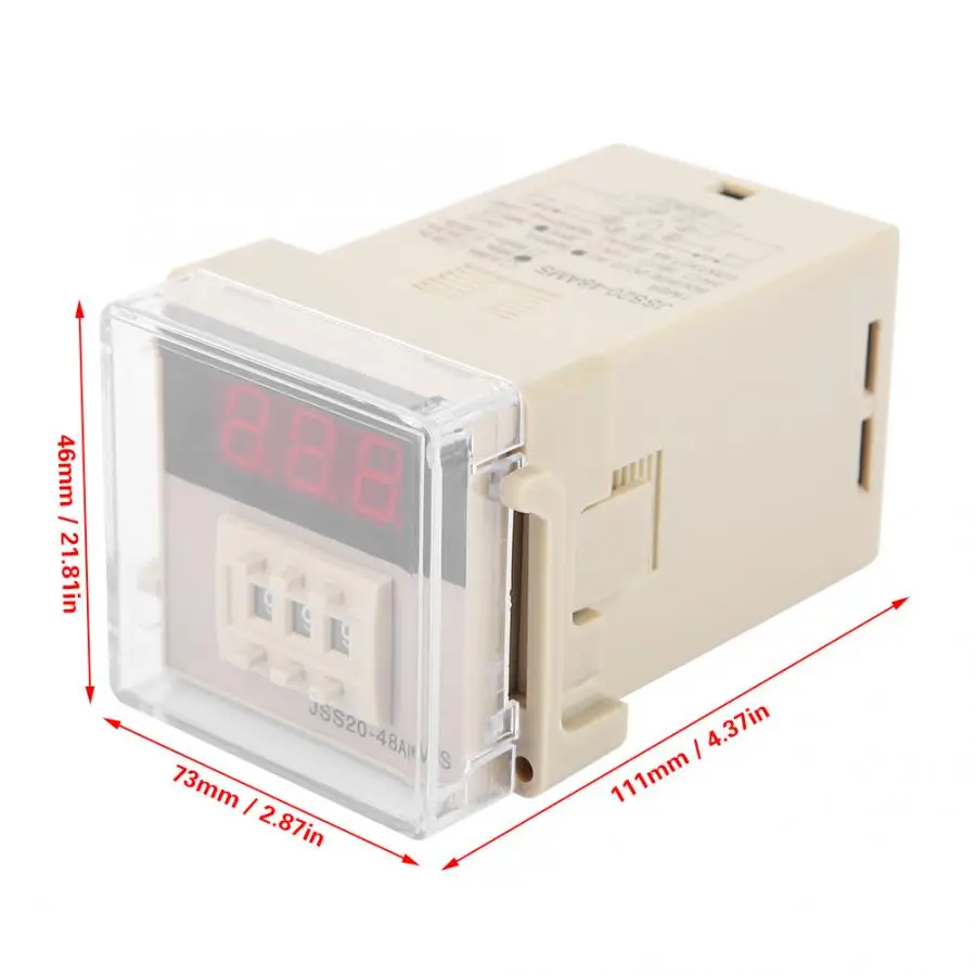 Цифровое реле таймера задержки питания на цифровой дисплей 1 999S AC 220V