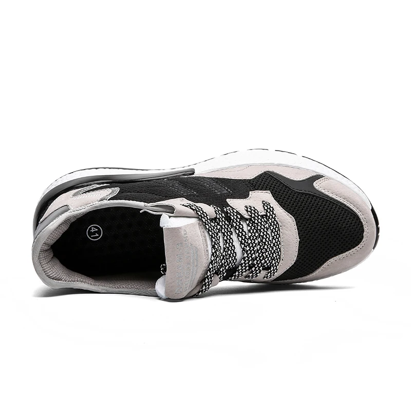 Мужская Легкая беговая Обувь со шнуровкой спортивная обувь высокого качества