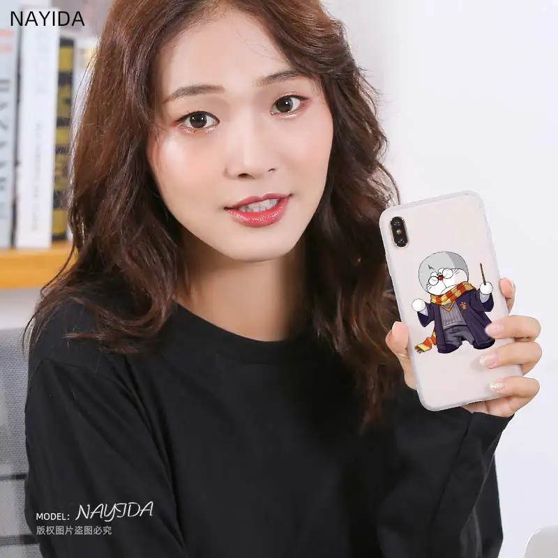 Мягкий чехол для Xiaomi 10 8 A2 A3 Cc9 Lite Mi 9se A1 6X 5X Note Pro Doraemon cos|Бамперы| |