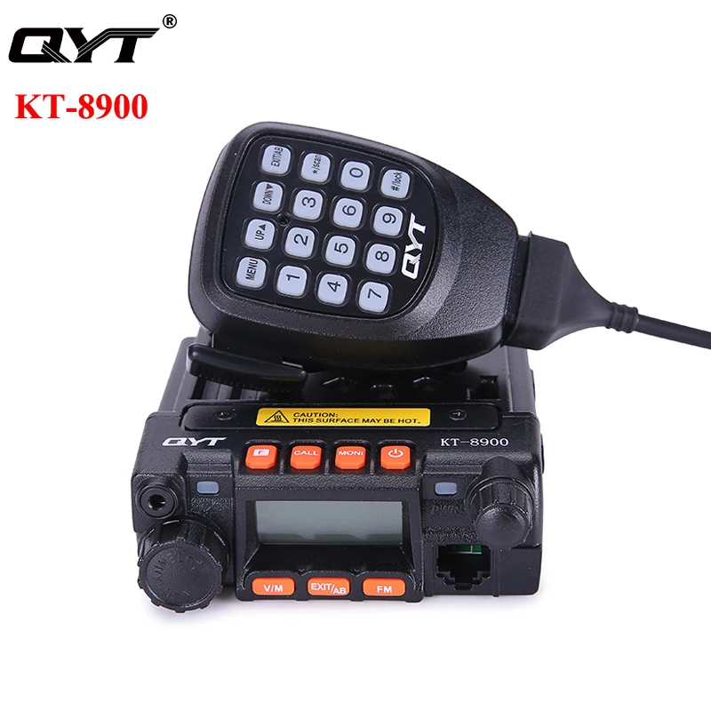 QYT KT 8900 Mini Car Mobile Radio Walkie Talkie VHF UHF 136 174 и 400 480 МГц двухдиапазонный 25 Вт автомобильный