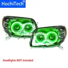 RGB светодиодный ангельские глазки с пультом дистанционного управления, автостайлинг для 2006-2009 Toyota 4runner LED ColorSHIFT Halo Ring, фары, лампочки