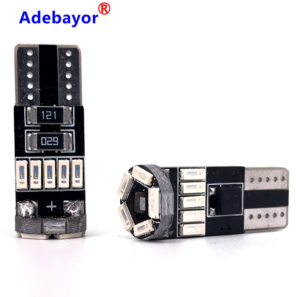 14 шт. T10 W5W 194 4014 SMD СВЕТОДИОДНЫЙ Canbus 15 светодиодный лампы без ошибок автомобильный